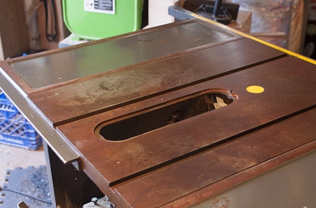 How To Restore Cast Iron Table Saw Top